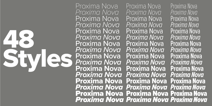 Proxima Nova Extra Condensed
