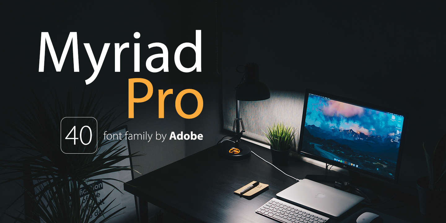Font Myriad Pro