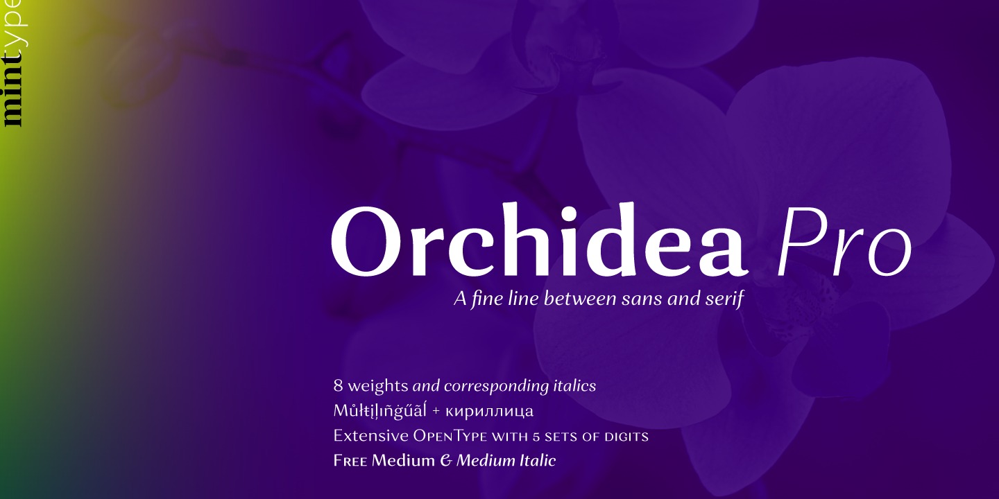 Font Orchidea Pro