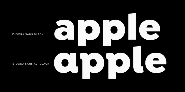 Font Isidora Sans Alt