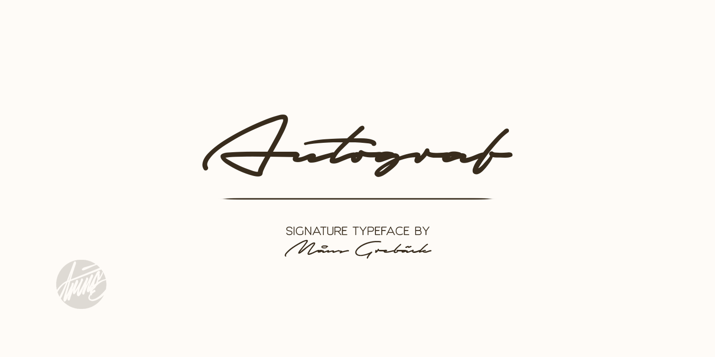 Font Autograf