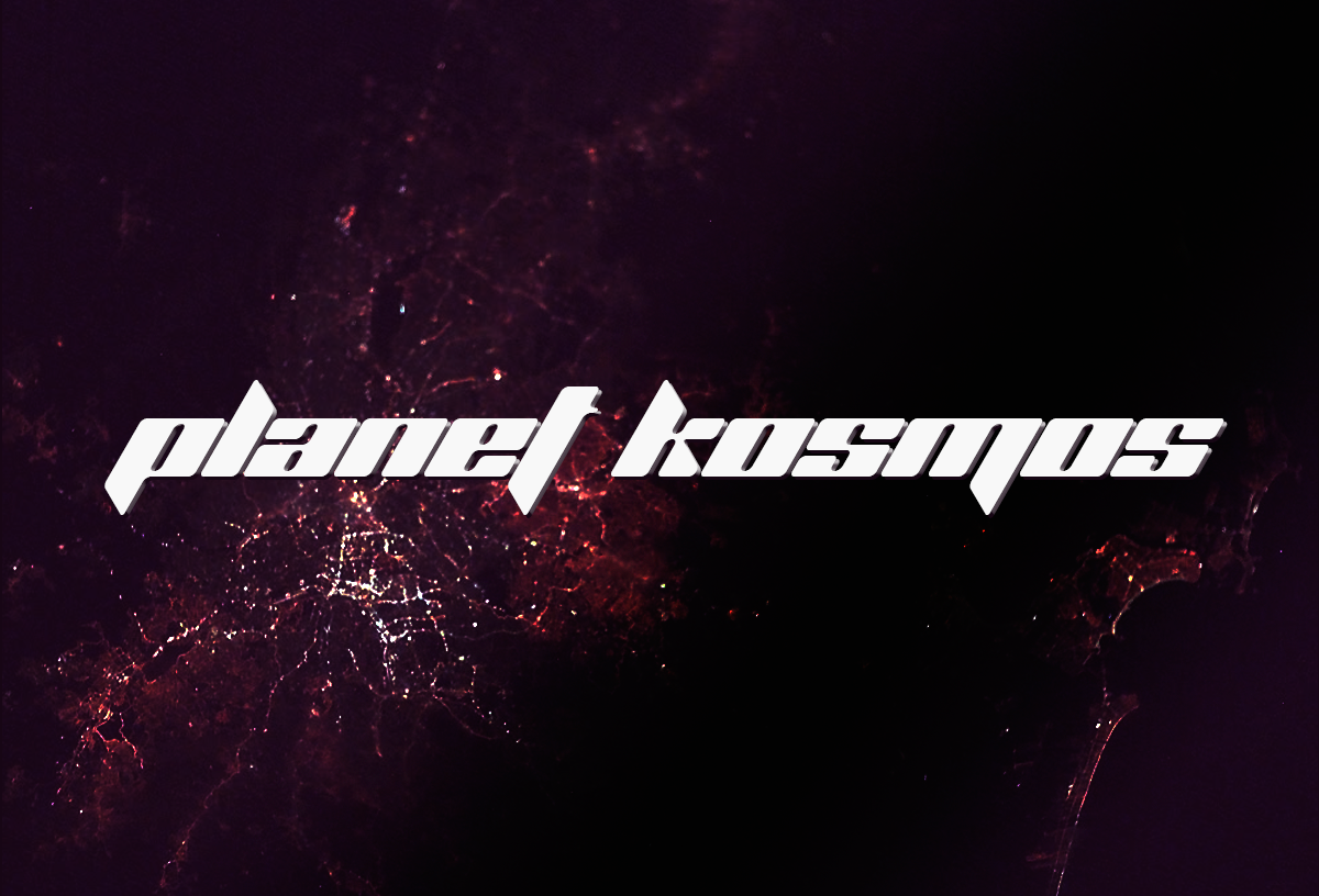 Font Planet kosmos