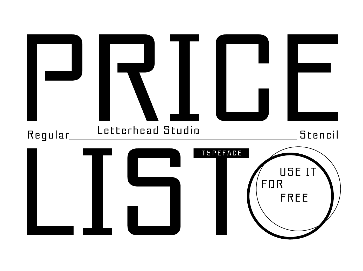 Font Pricelist