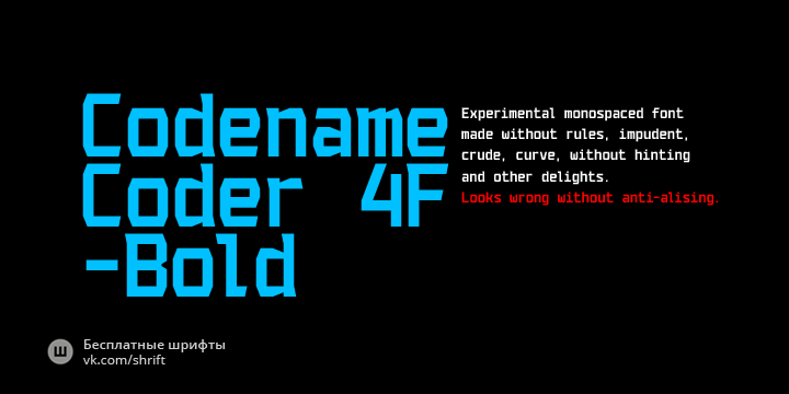 Font Codename Coder 4F