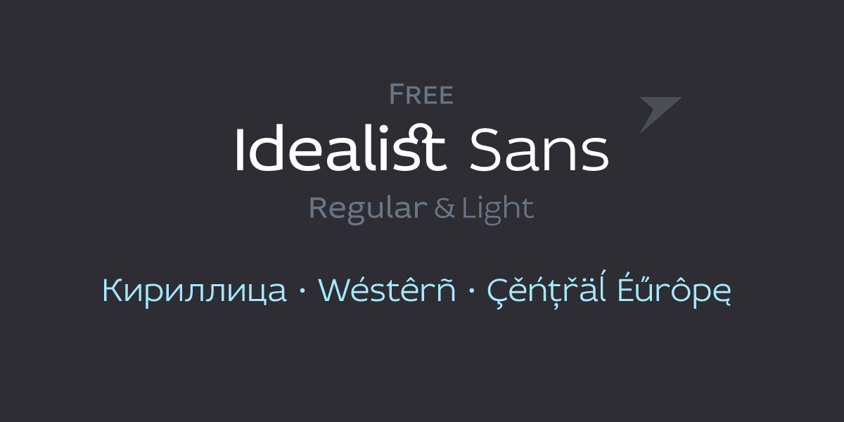 Font Idealist Sans