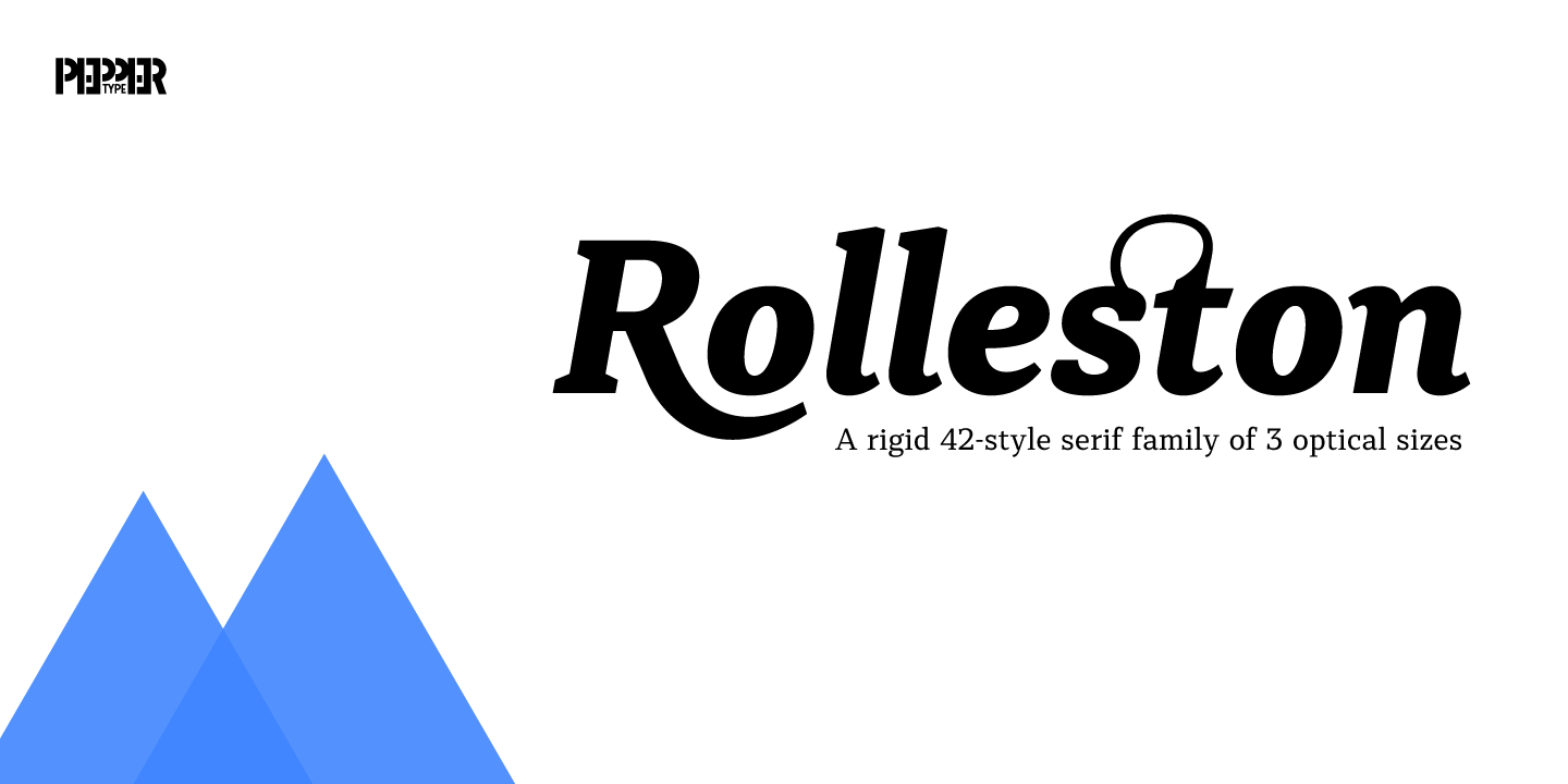 Font Rolleston Title Light