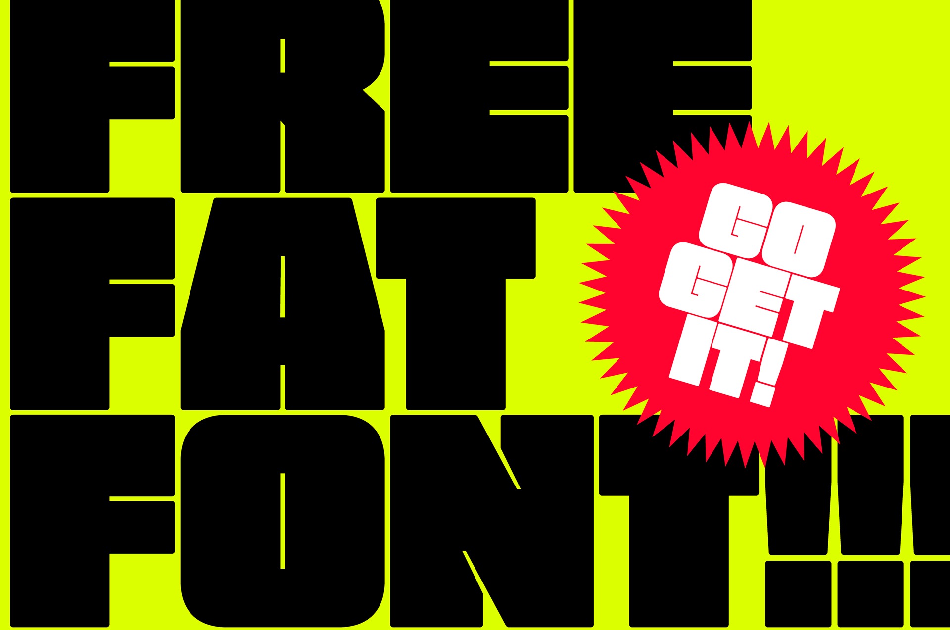 Font Free Fat Font