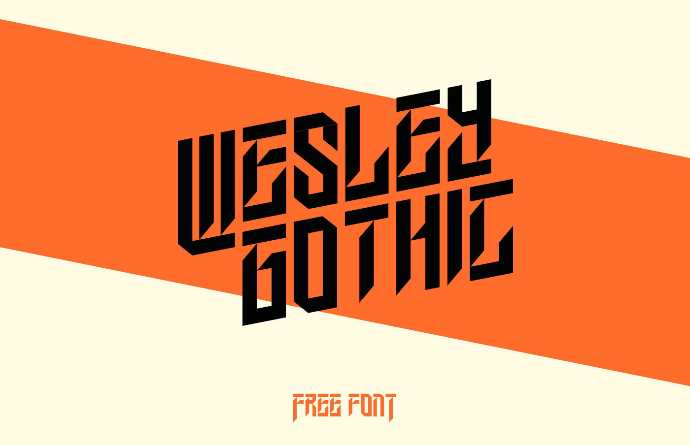 Font Wesley Gothic