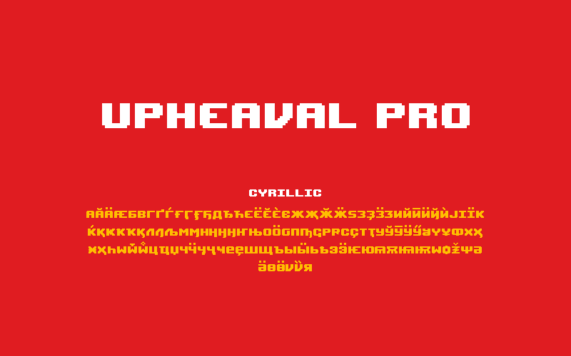 Font Upheaval Pro