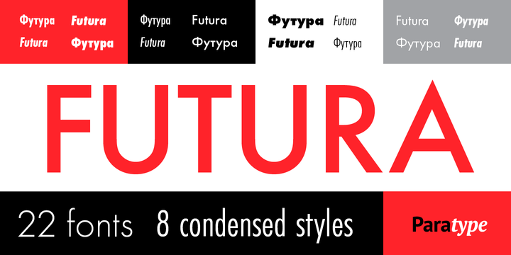 Font Futura PT