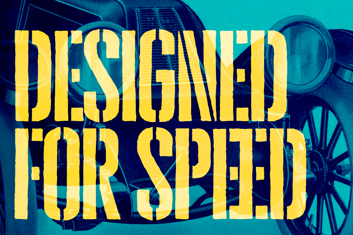 Cheddar Gothic Stencil