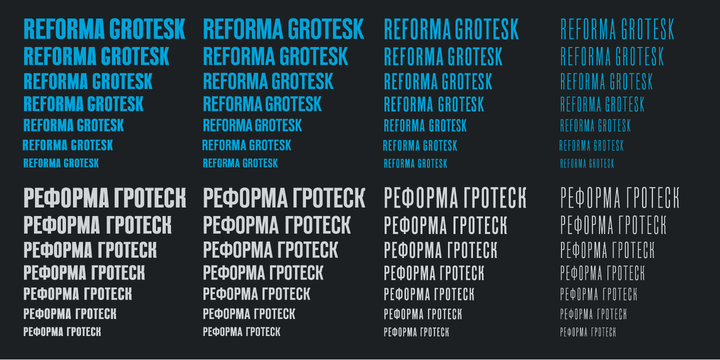 Reforma Grotesk