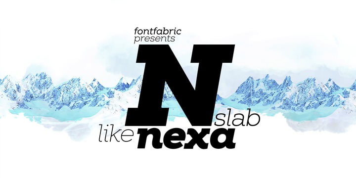 Font Nexa Slab