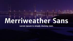 Merriweather Sans
