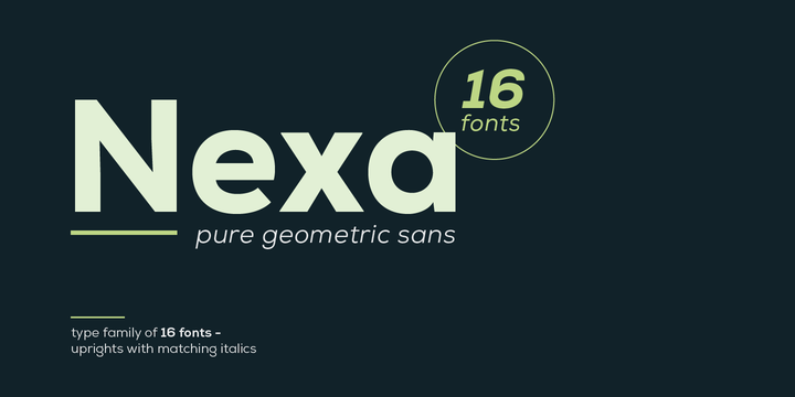 Font Nexa 