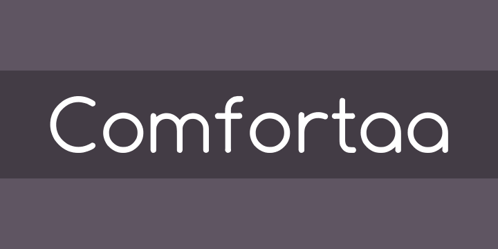 Font Comfortaa