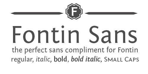 Font Fontin Sans