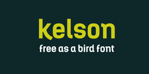 Font Kelson Sans
