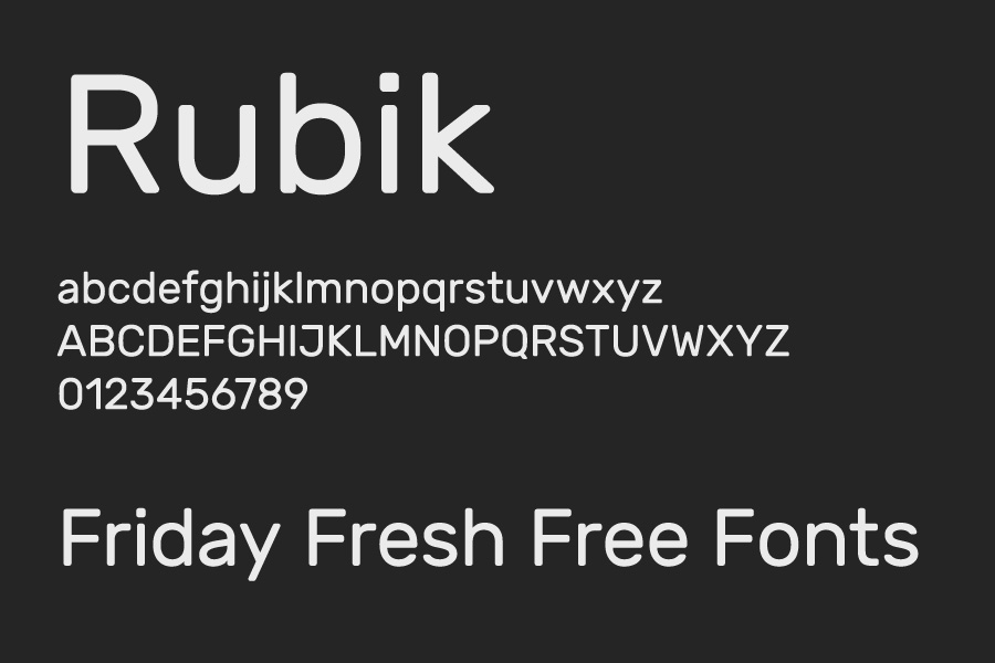 Font Rubik