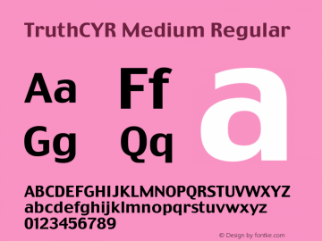 Font Truth CYR
