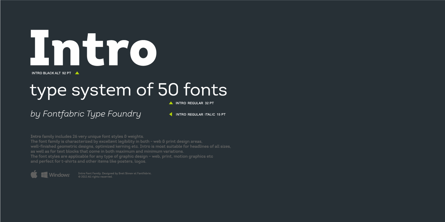 Font Intro