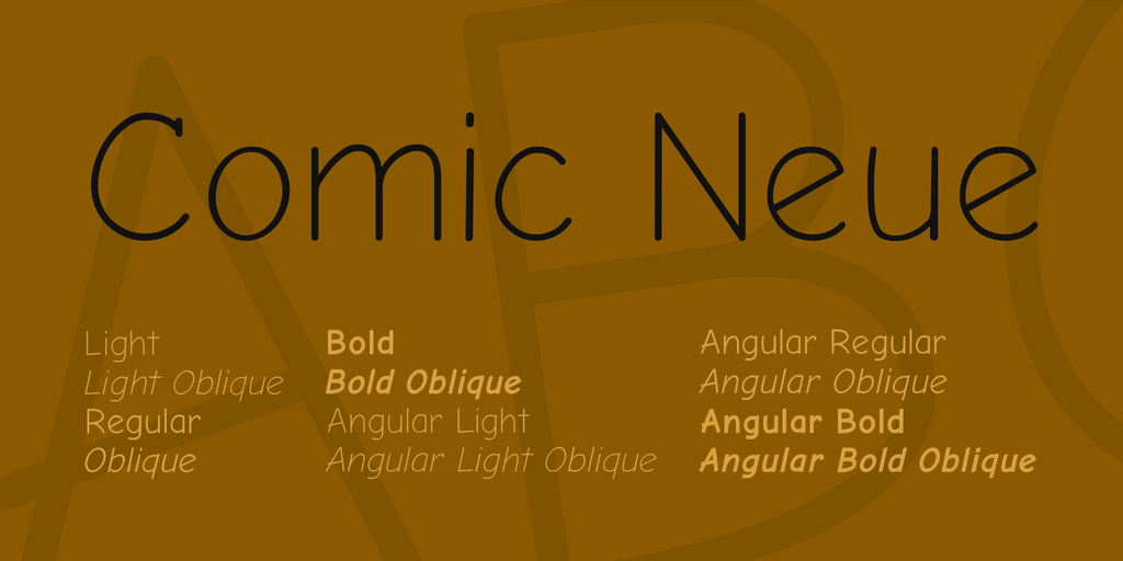 Font Comic Neue 