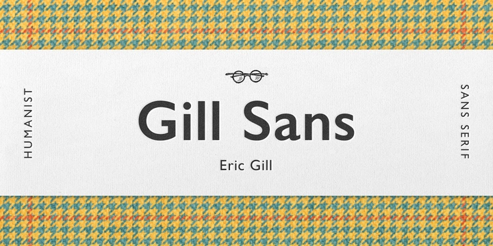 Font Gill Sans Pro