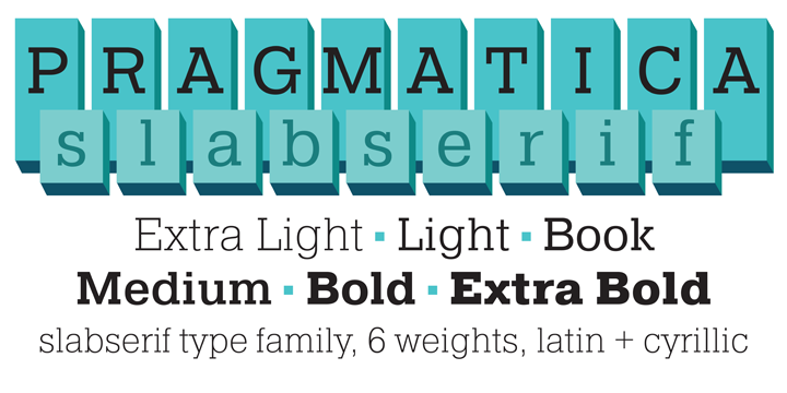 Font Pragmatica Slab