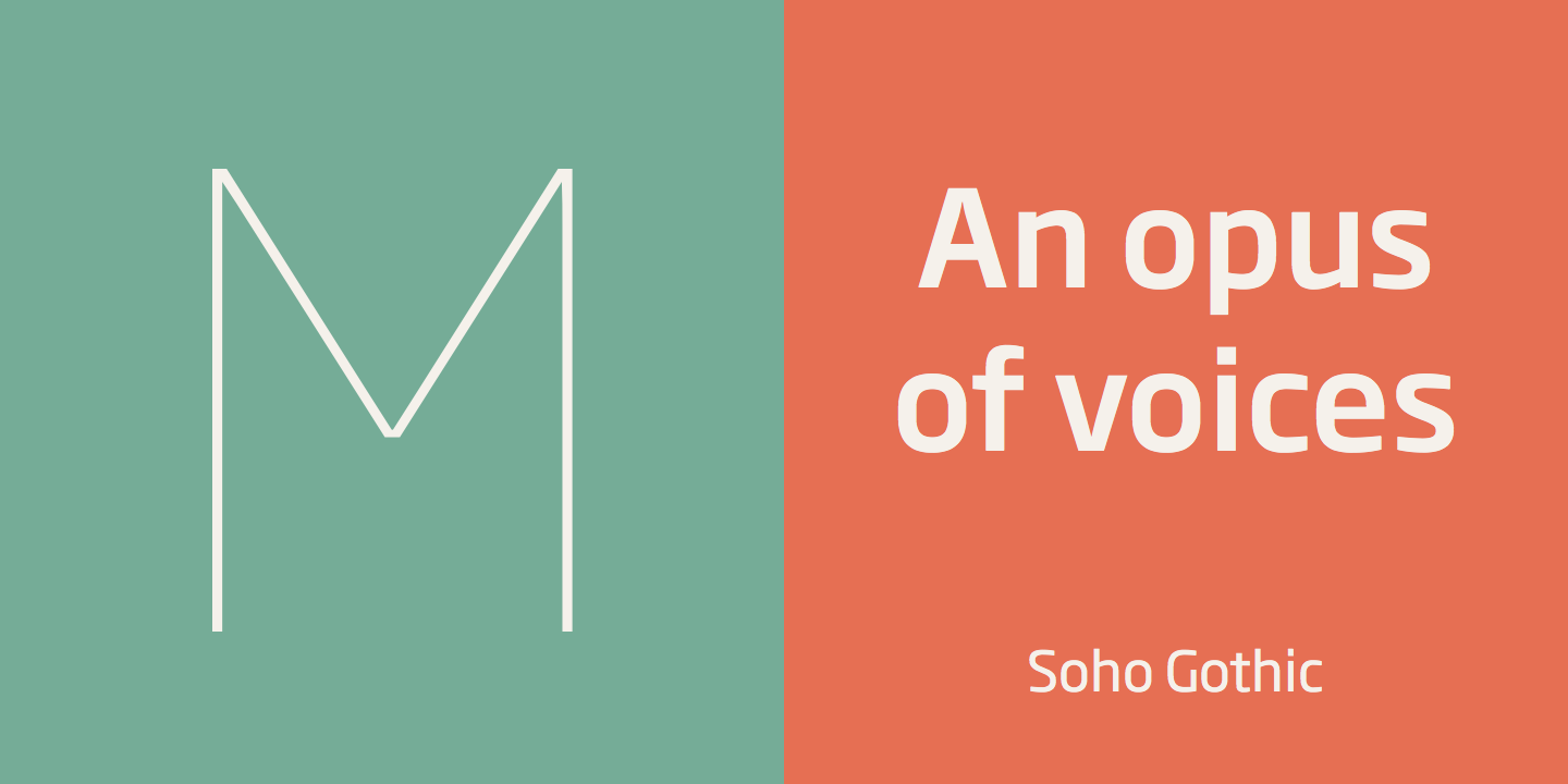 Font Soho Pro