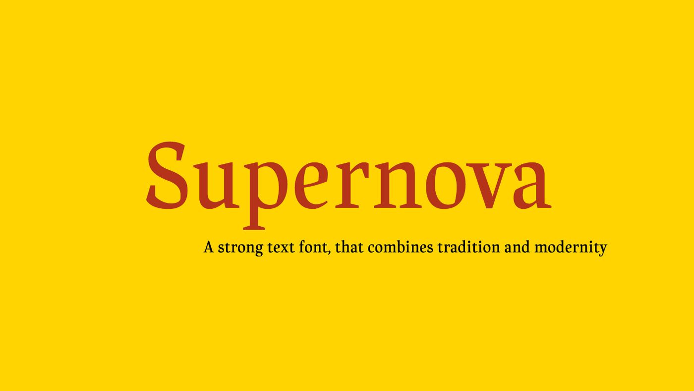 Font Supernova