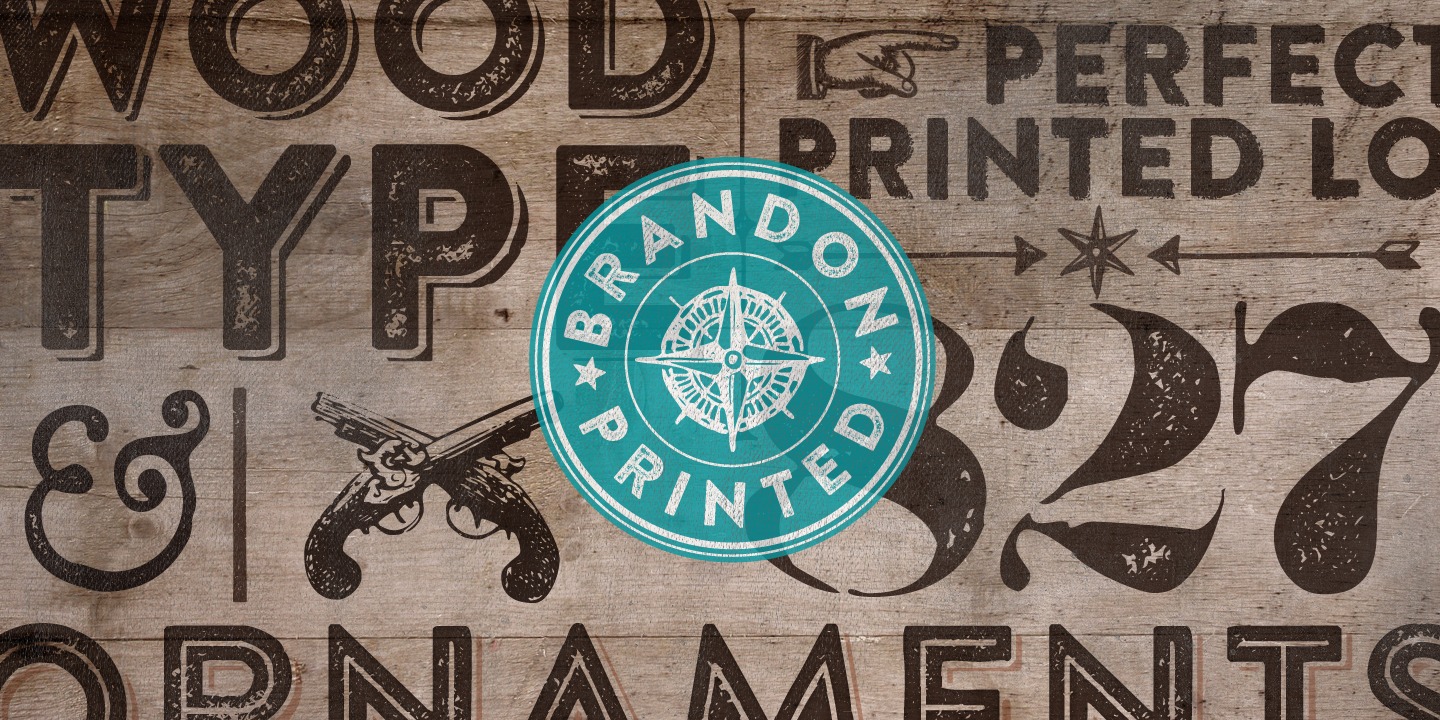 Font Brandon Printed