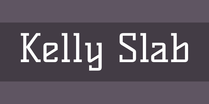 Font Kelly Slab