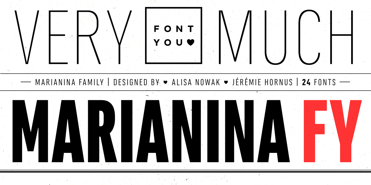 Font Marianina  FY