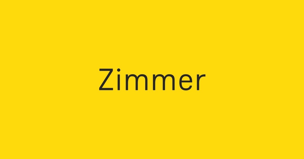 Font Zimmer