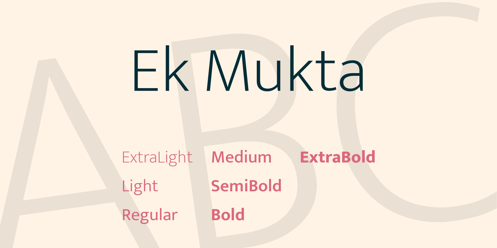Font Mukta