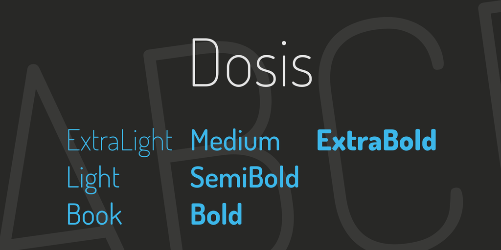 Font Dosis