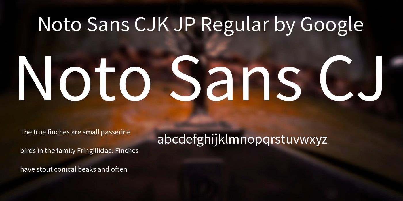 Font Noto Sans JP