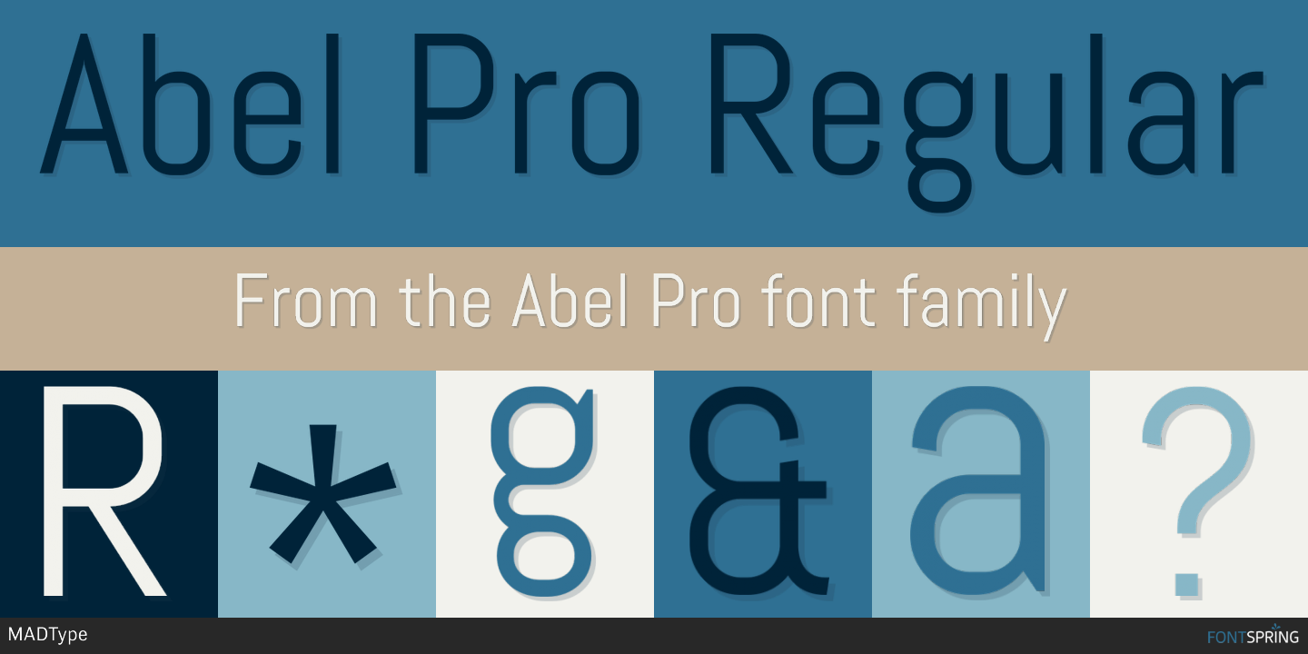 Font Abel