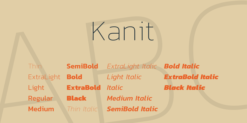 Font Kanit
