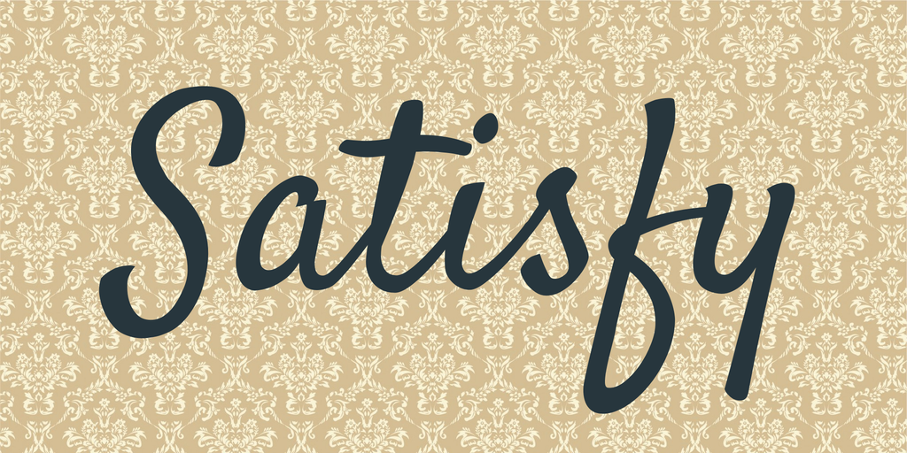 Font Satisfy