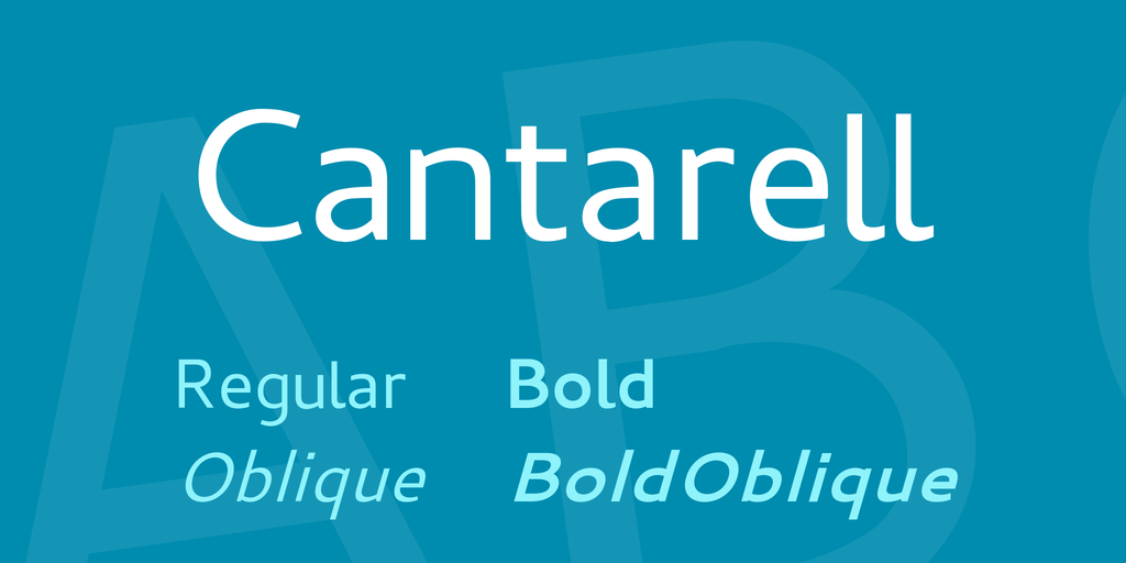 Font Cantarell