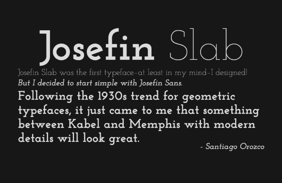 Josefin Slab