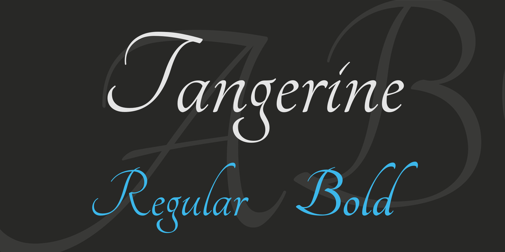 Font Tangerine