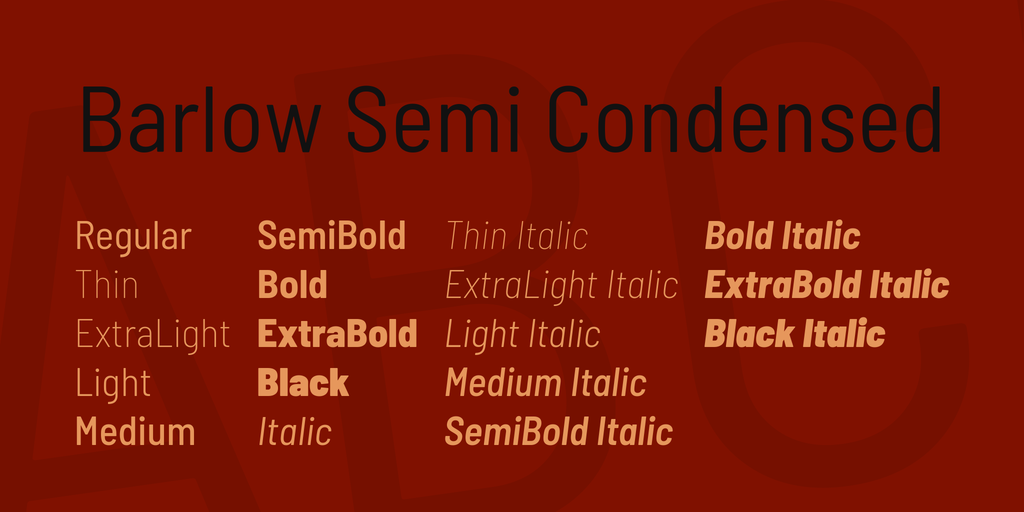 Barlow Semi Condensed