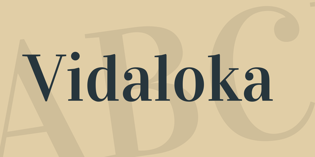 Font Vidaloka