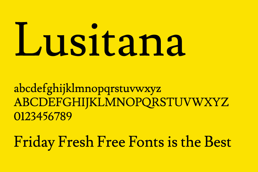 Font Lusitana