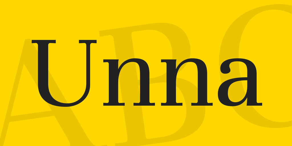 Font Unna