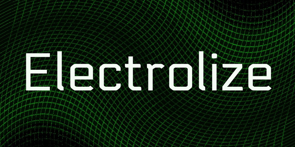 Font Electrolize