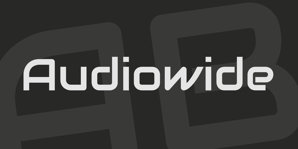 Font Audiowide