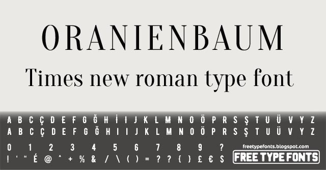 Font Oranienbaum